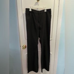 Womens juniors slacks dress pants black size 12 business attire bootcut trousers